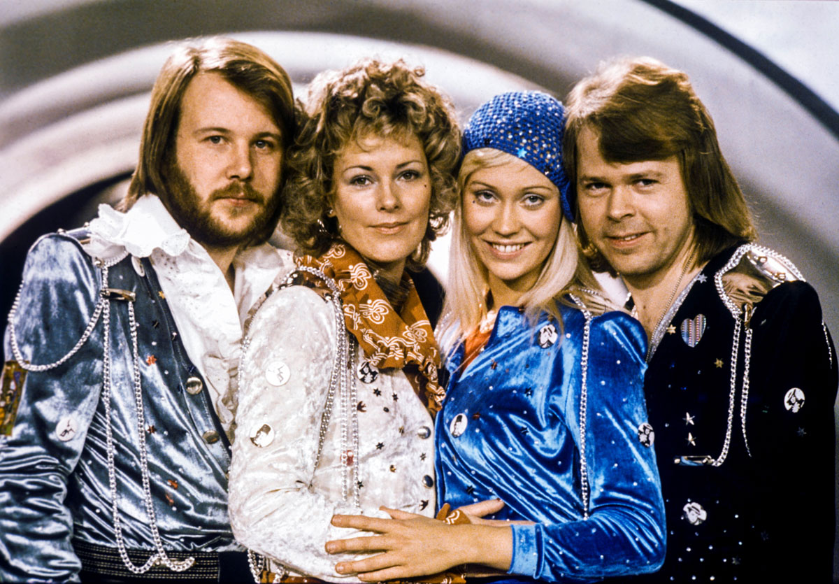 Fotografía de archivo fechada en febrero de 1974 del grupo sueco de música ABBA