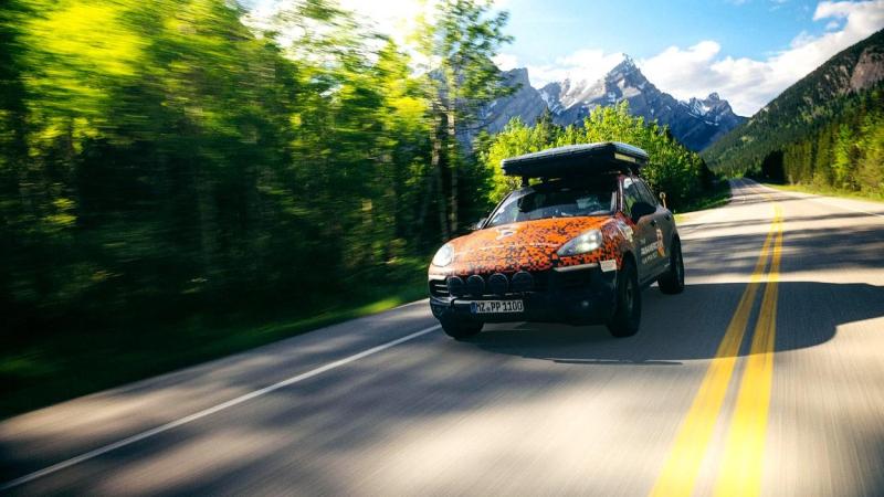 De Tierra del Fuego a Alaska en un Porsche Cayenne: 41.600 km en 100 días contra la ELA