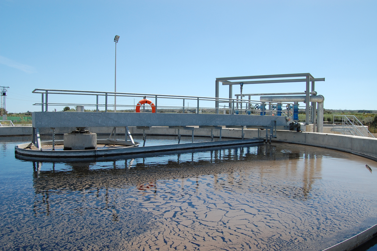 Estación depuradora de aguas residuales en Elche. (Foto: Fundación Aquae)