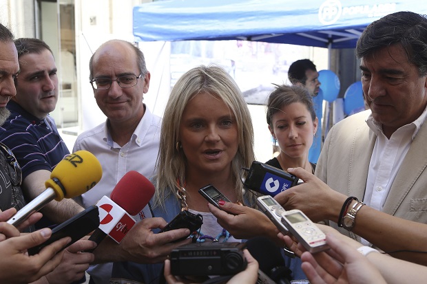 La dirigente del PP y hermana de Miguel Ángel Blanco, Mari Mar Blanco.