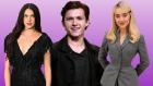 Margaret Qualley, Tom Holland y Sabrina Carpenter 