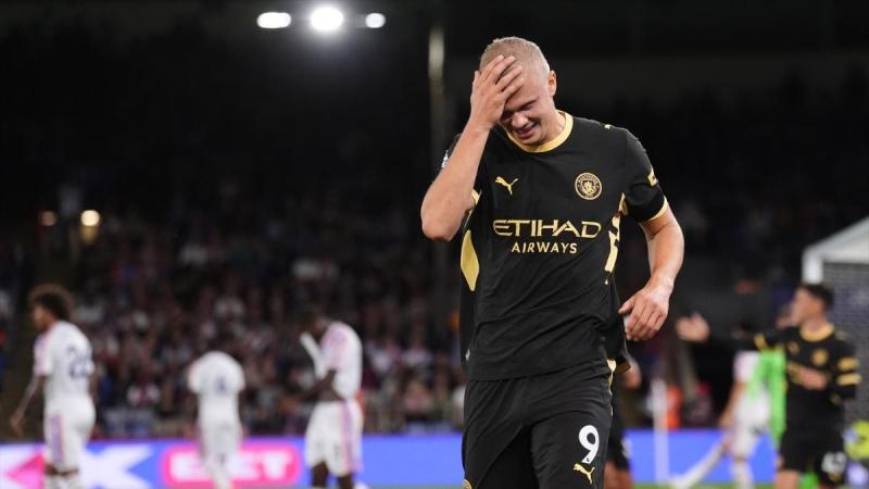 Haaland durante un partido de Premier League| EP