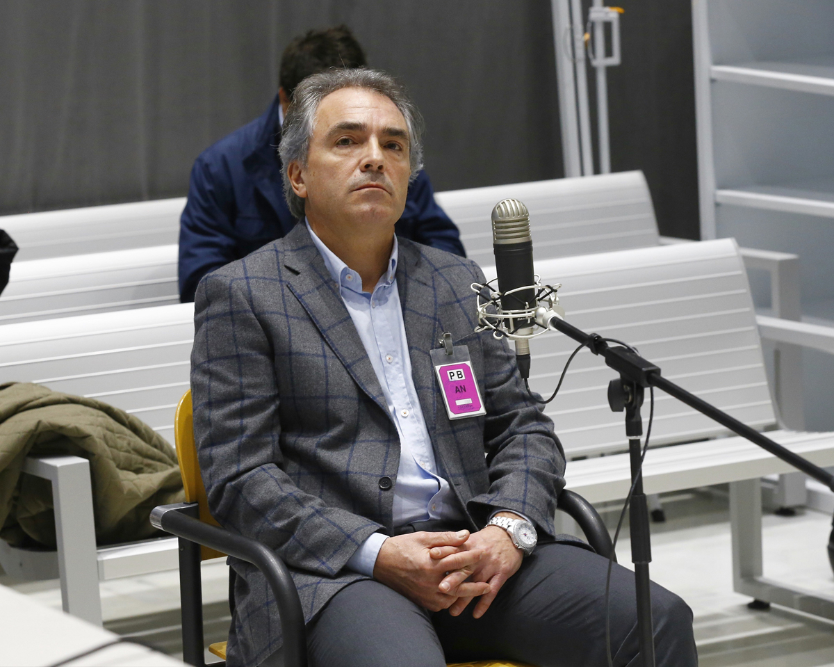 El presidente de Catalunya Acció, Santiago Espot, durante el juicio