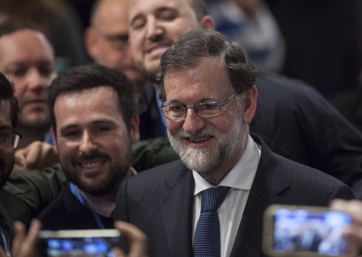 Mariano Rajoy en la convención nacional del PP celebrada en Sevilla.