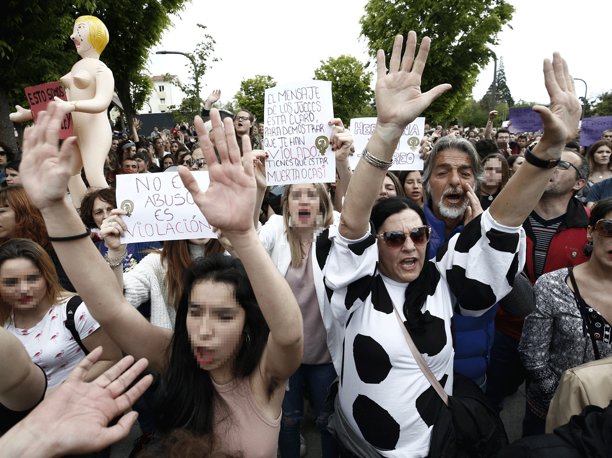 Protesta contra los abusos sexuales