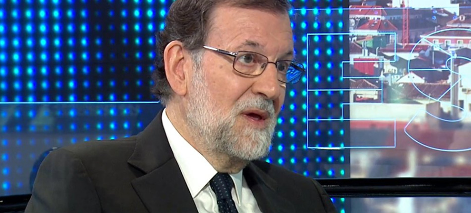 El presidente del Gobierno, Mariano Rajoy, en Espejo Público