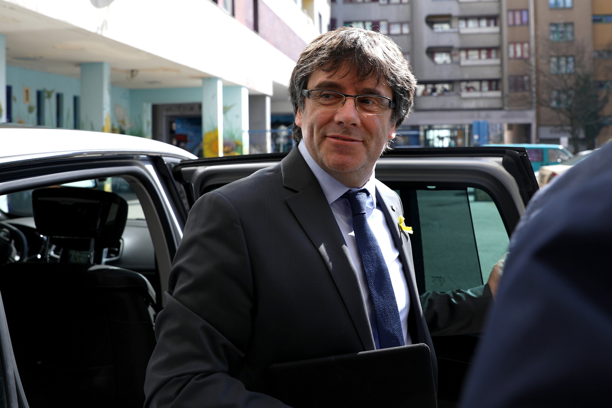 El expresidente catalán Carles Puigdemont fuente EFE