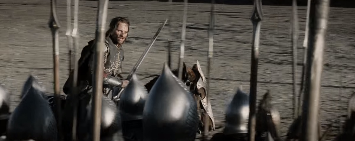 Aragorn en El Señor de los Anillos