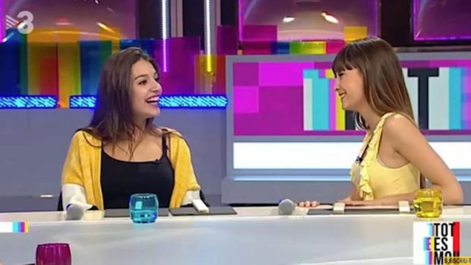 Ana Guerra y Aitana en TV3