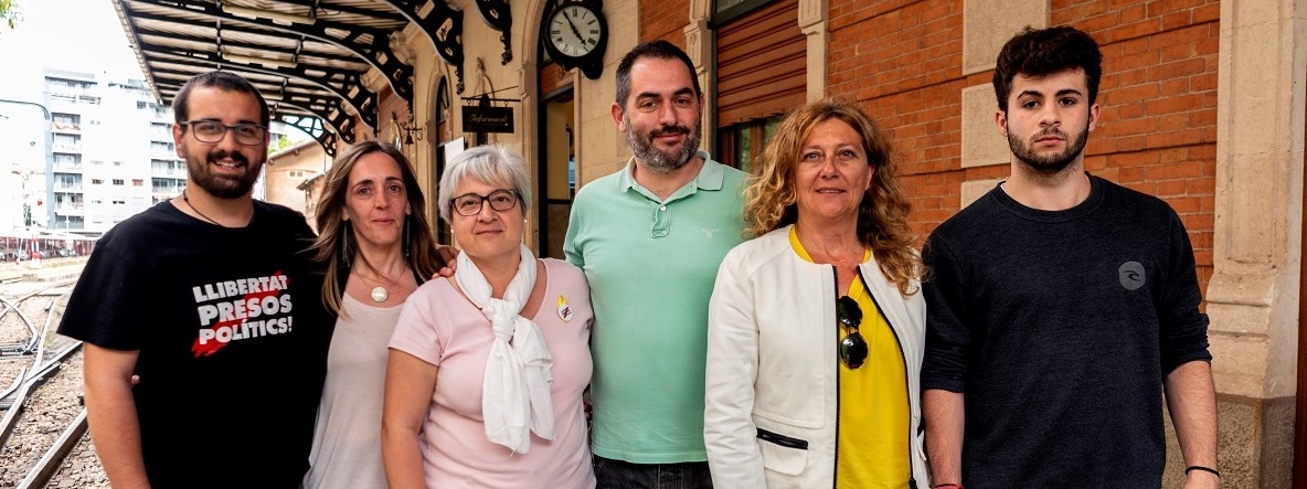 Organizadores y familiares de los presos soberanistas catalanes