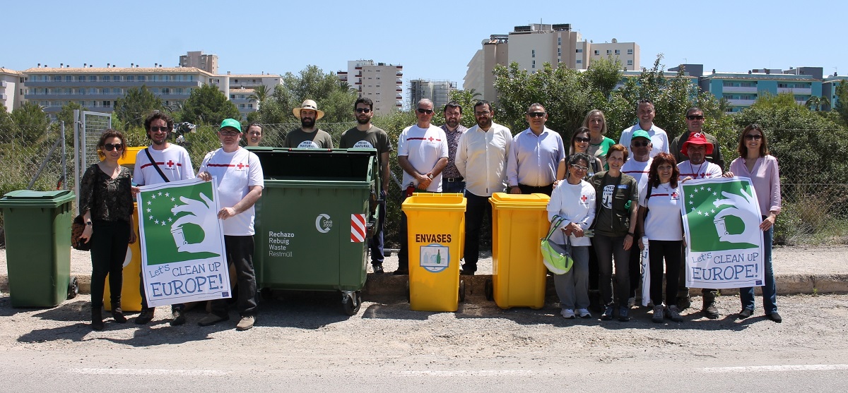 La campaña Let's Clean Europe tiene este año en Baleares 29 actividades y 2.300 voluntarios