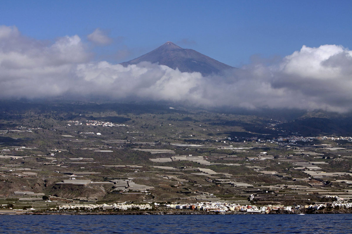 Plano general del Teide, en Tenerife (Islas Canarias)