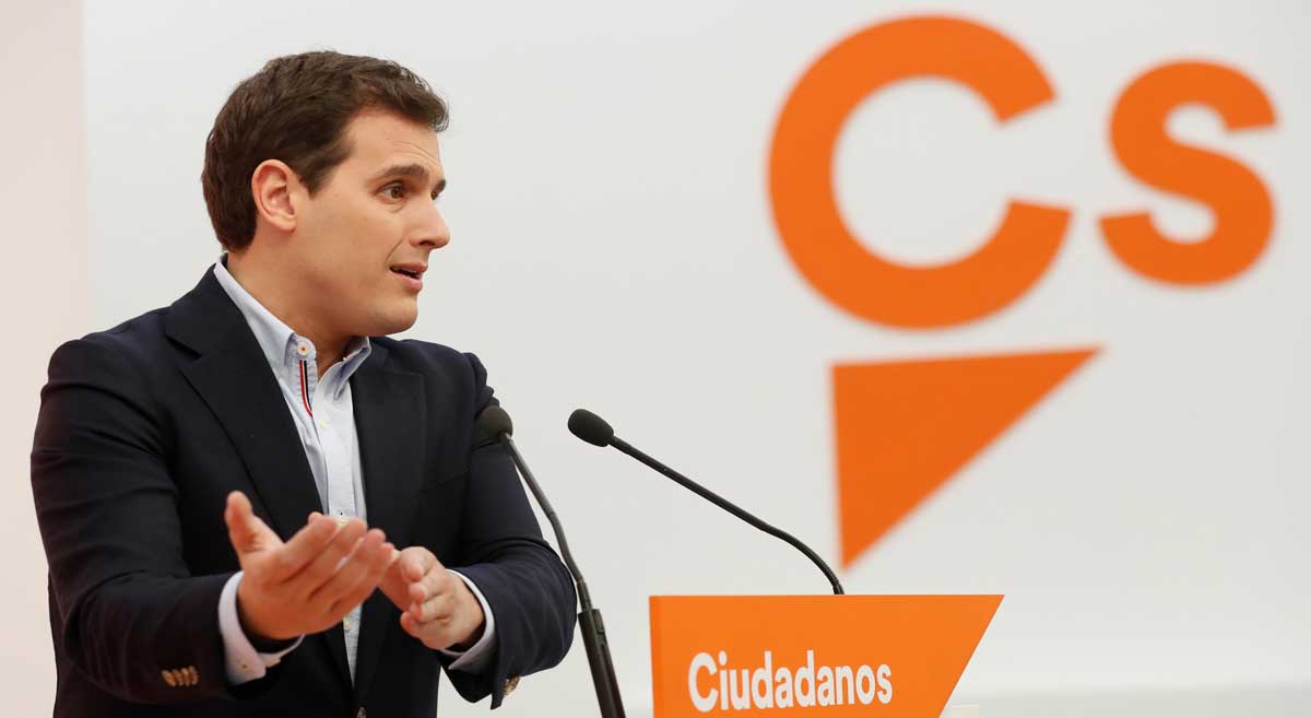 El líder de Ciudadanos, Albert Rivera.