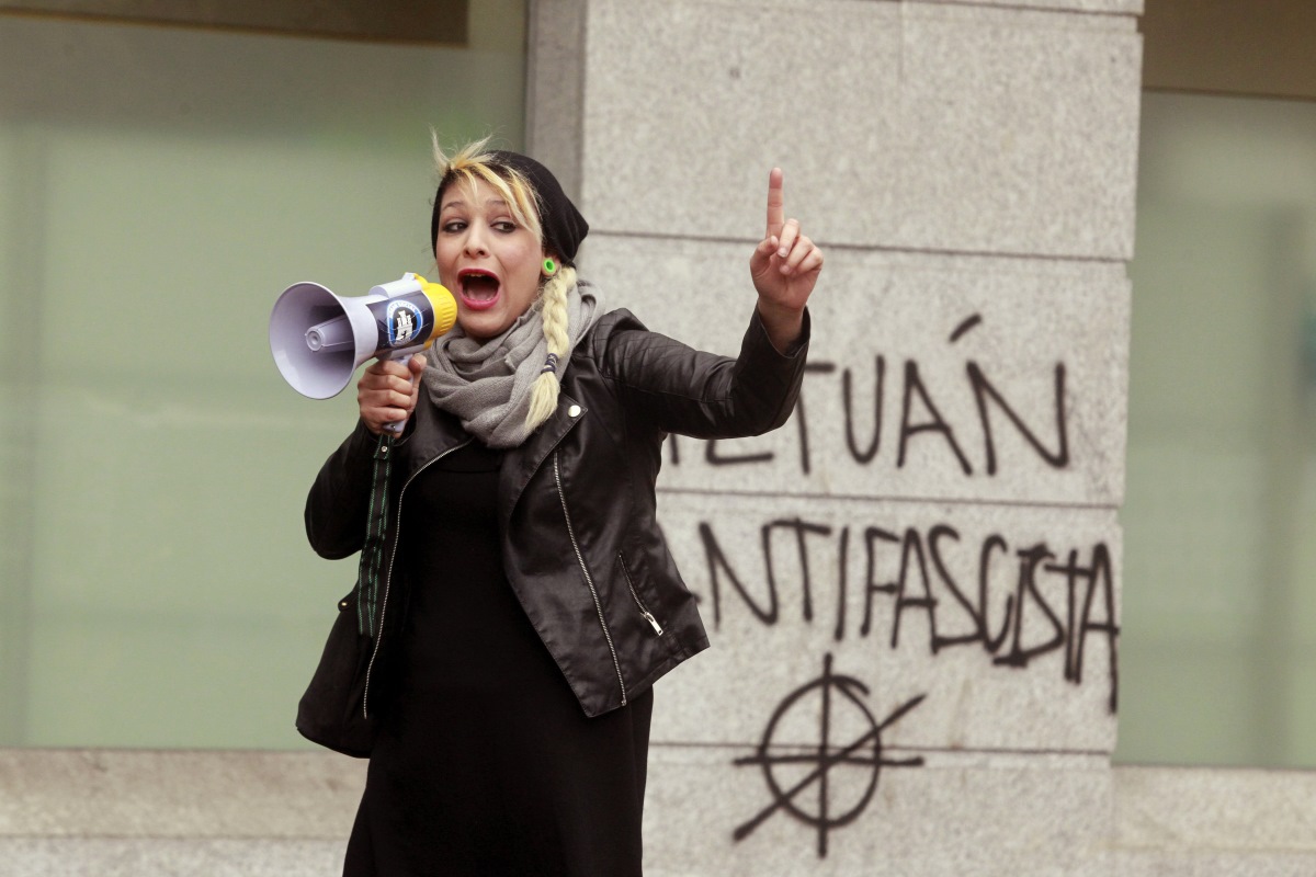 Melissa Ruiz, líder del grupo neonazi Hogar Social Madrid