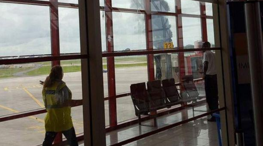 Accidente de avión en La Habana, Cuba Twitter.png