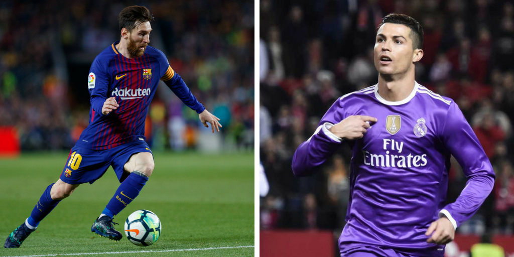 Lionel Messi y Cristiano Ronaldo