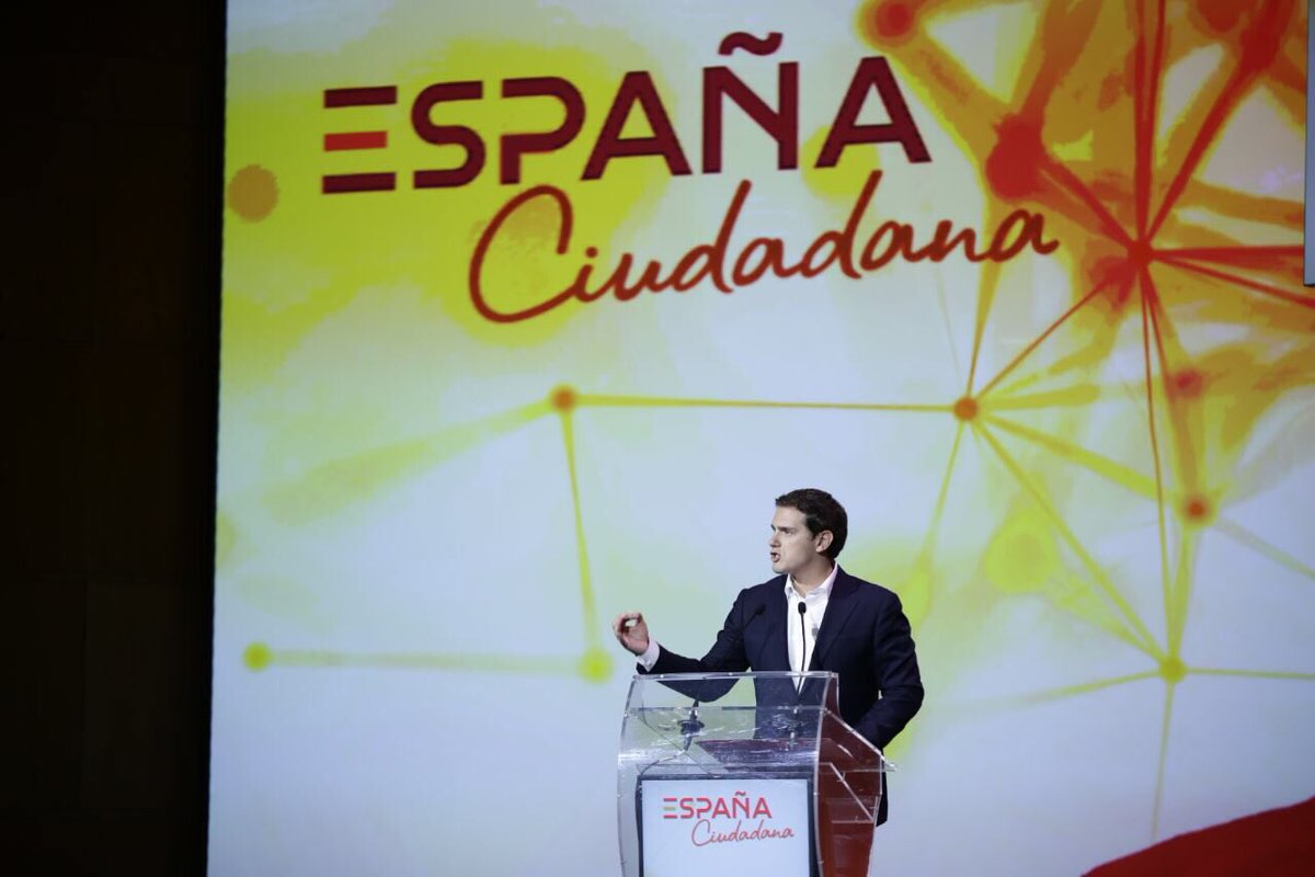Albert Rivera presenta la plataforma España Ciudadana. 