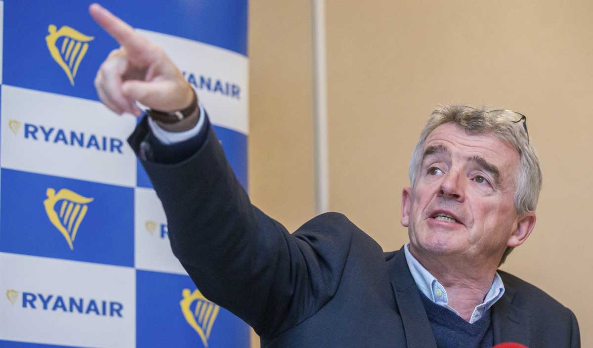 El consejero delegado de Ryanair, Michael O'Leary. 