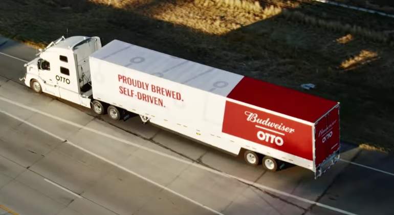 50.000 cervezas, el primer envío con los camiones autónomos de Uber 