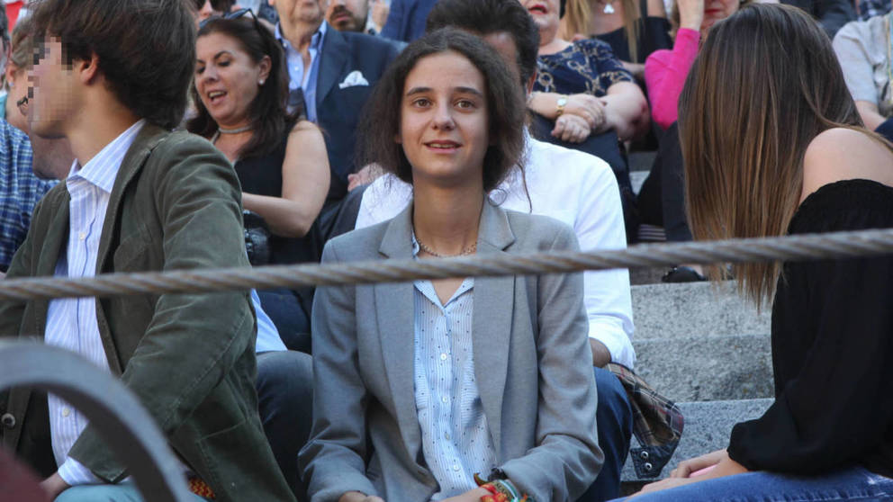 Victoria Federica durante una corrida de toros.