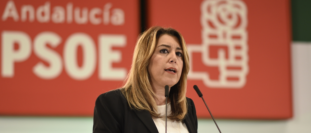 Susana Díaz, en un acto del Partido Socialista.
