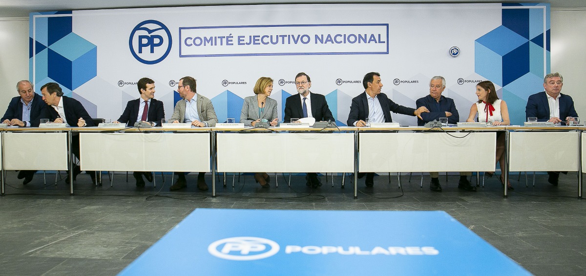 Mariano Rajoy, preside la reunión del Comité Ejecutivo Nacional del PP