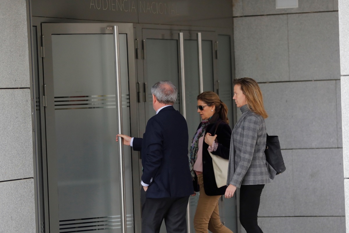 Rosalía Iglesias a su llegada a la Audiencia Nacional.