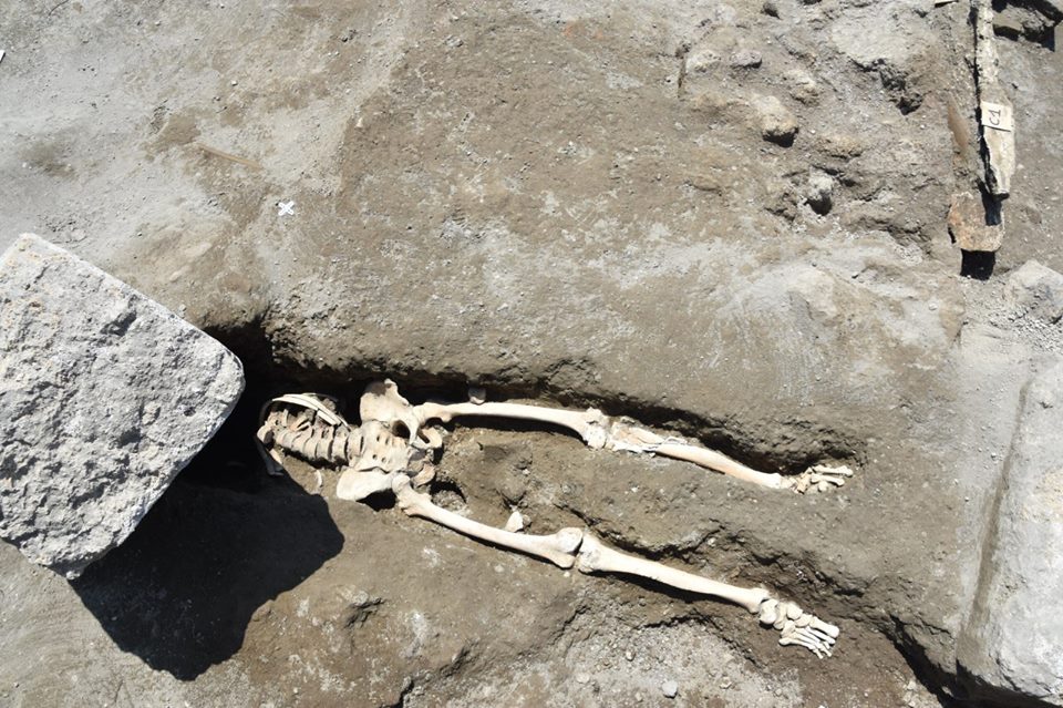 Retos humanos en Pompeya. Foto: Parco Archeologico di Pompeii