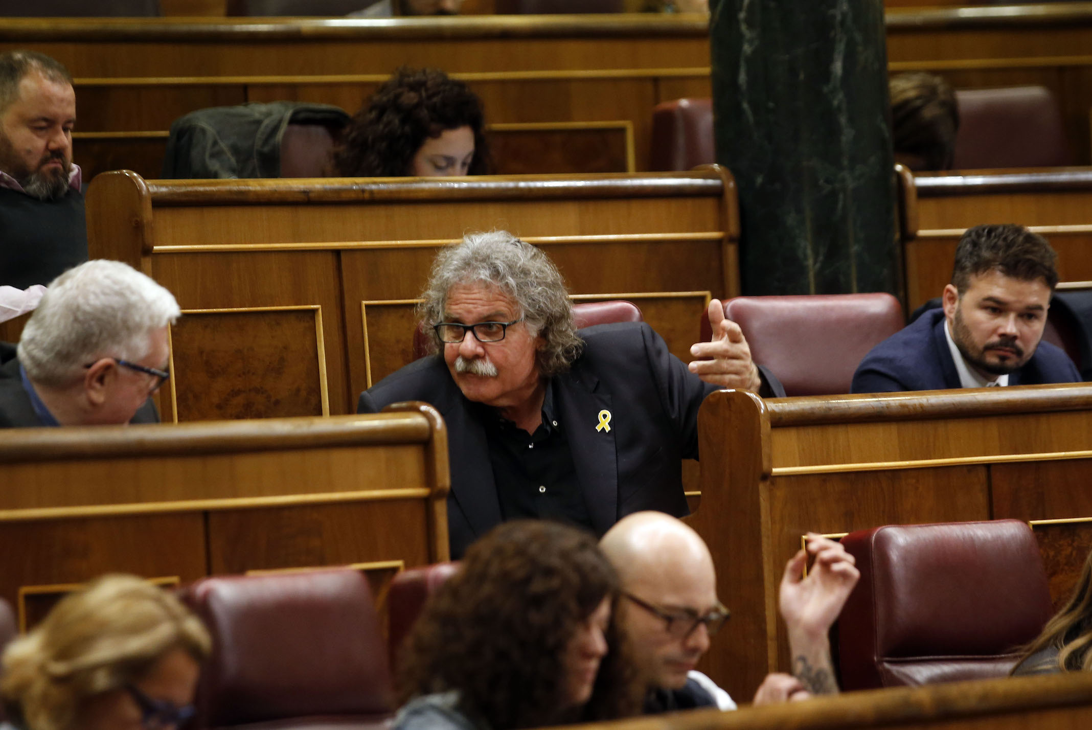 Joan Tardà y Gabriel Rufián, portavoces de ERC en el Congreso de los Diputados