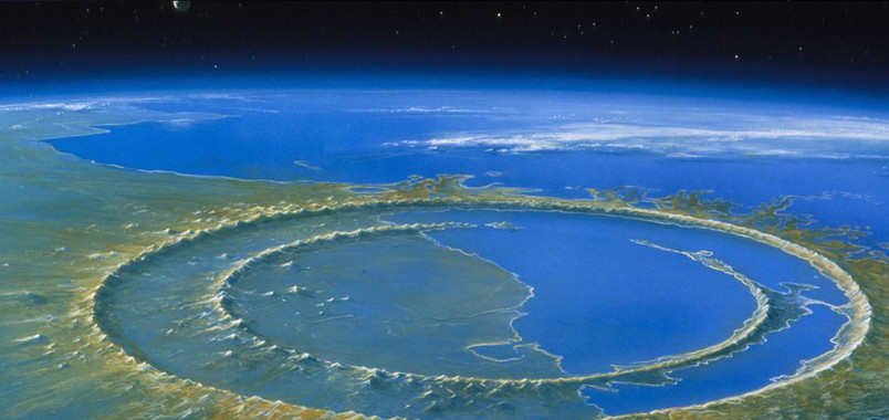 Cráter de Chicxulub. Foto:  Agencia Espacial Mexicana