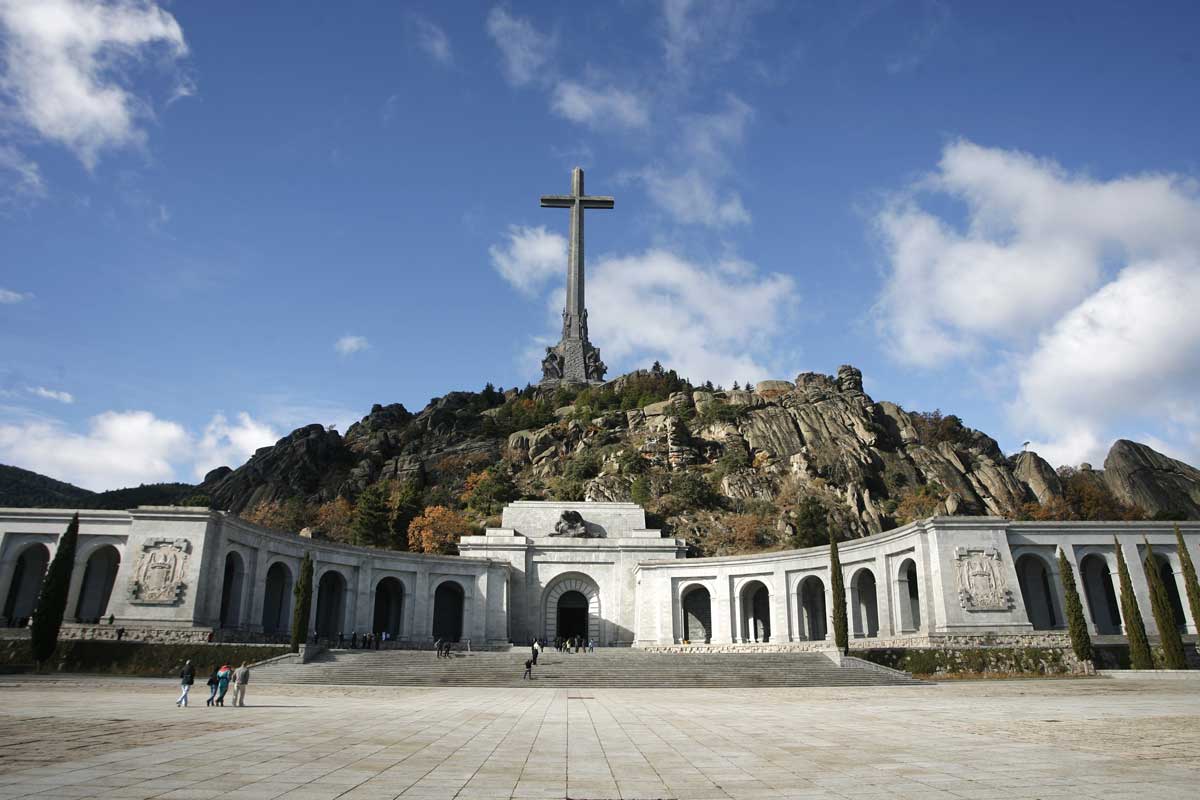 Vista general del Valle de los Caídos, situado en el municipio de San Lorenzo de El Escorial.