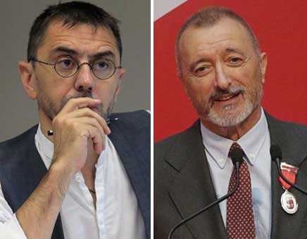 Montaje de Juan Carlos Monedero y Arturo Pérez Reverte