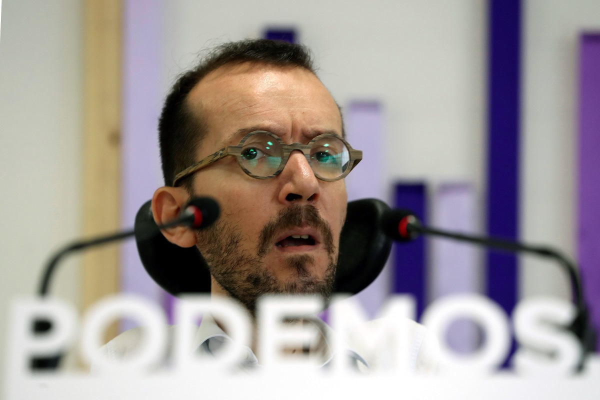 El secretario de Organización de Podemos, Pablo Echenique