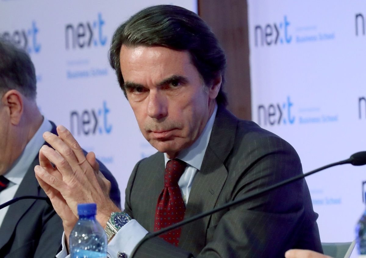 El ex presidente del Gobierno, José María Aznar. 