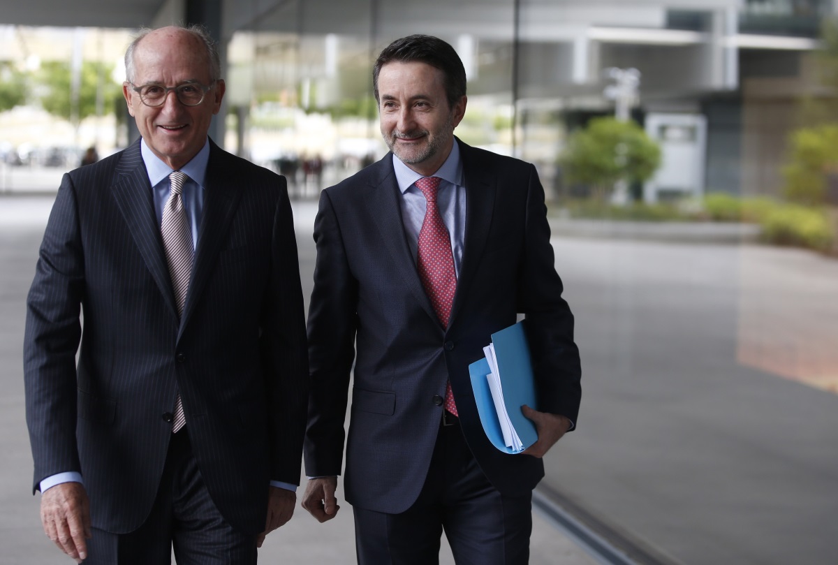 El  presidente de Repsol, Antonio Brufau y el consejero delegado, Josu Jon Imáz