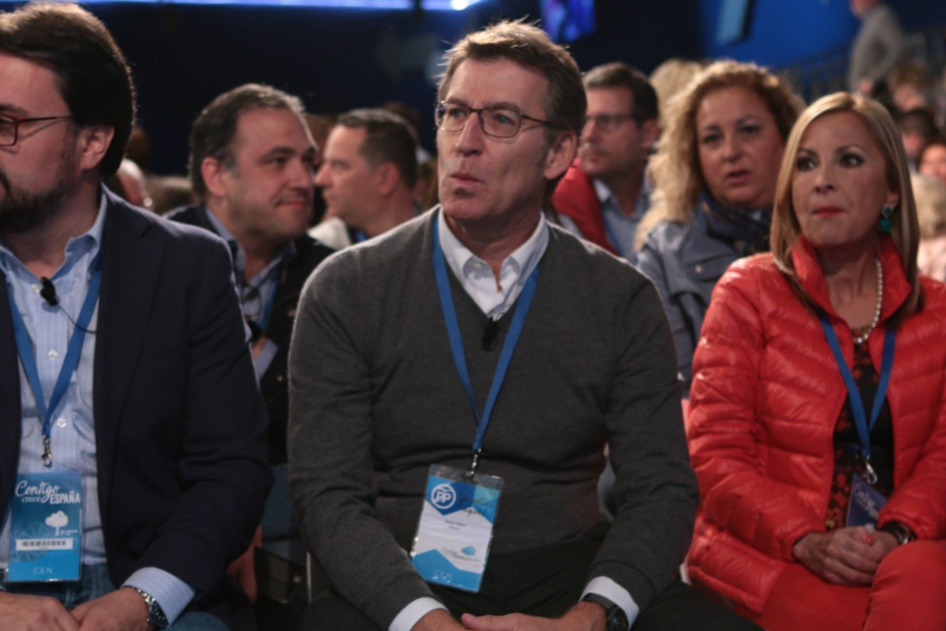 Alberto Núñez Feijóo en la convención del Partido Popular en Sevilla