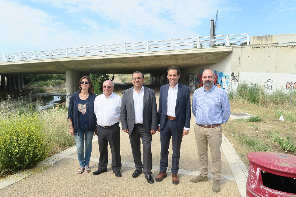 El Alcalde de Calvià , Alfonso Rodriguez y el conseller de Movilidad, Marc Pons han encabezado la visita 