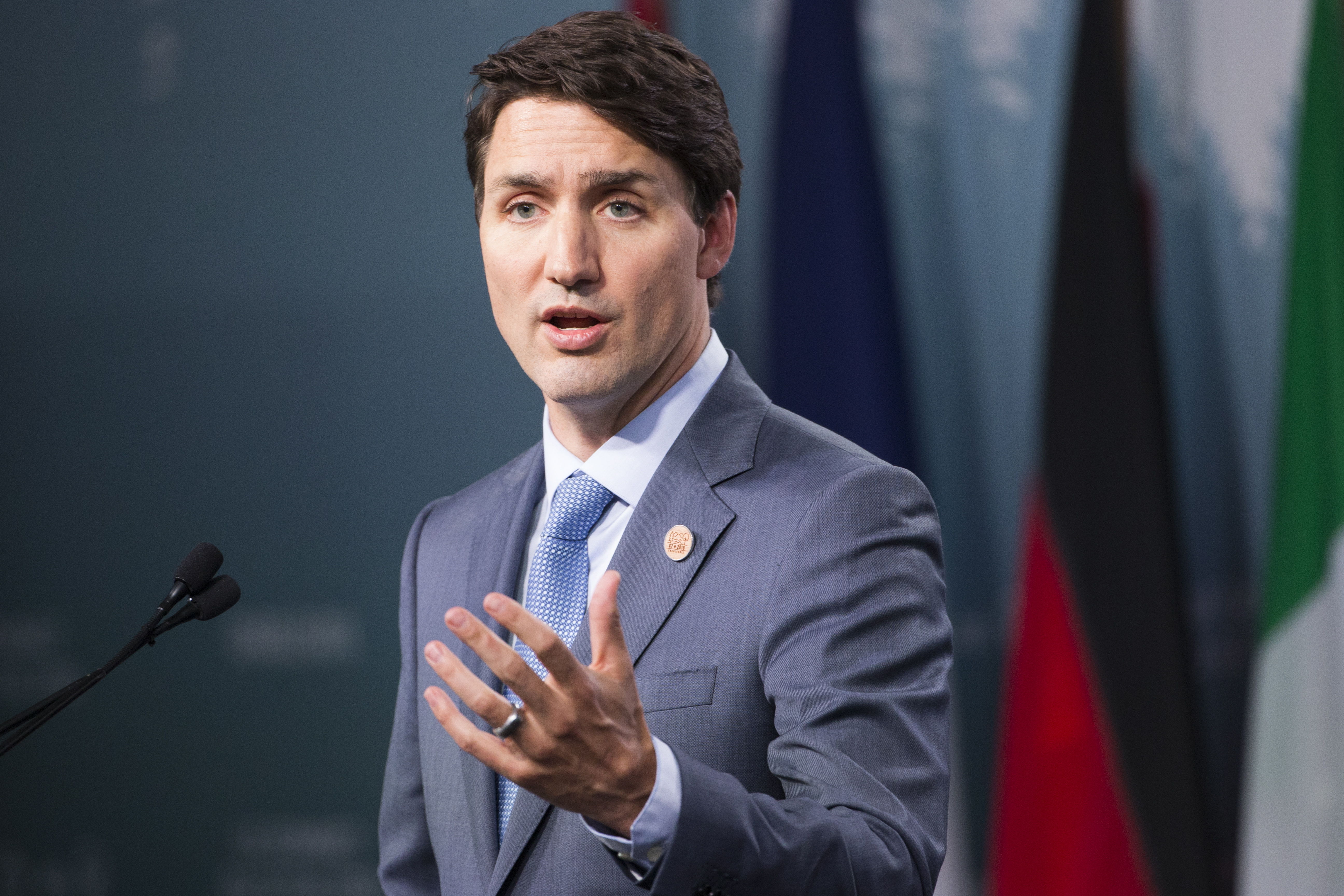 El primer ministro de Canadá, Justin Trudeau.