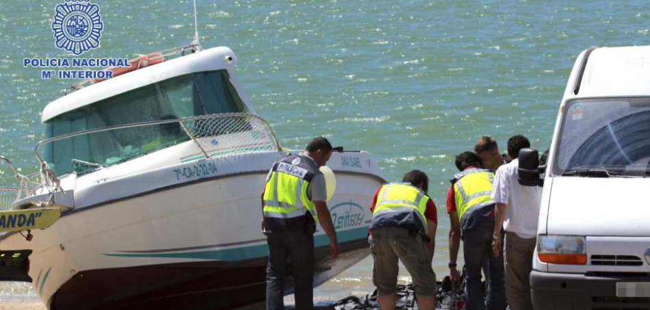 Agentes de la Policía en la provincia de Cádiz