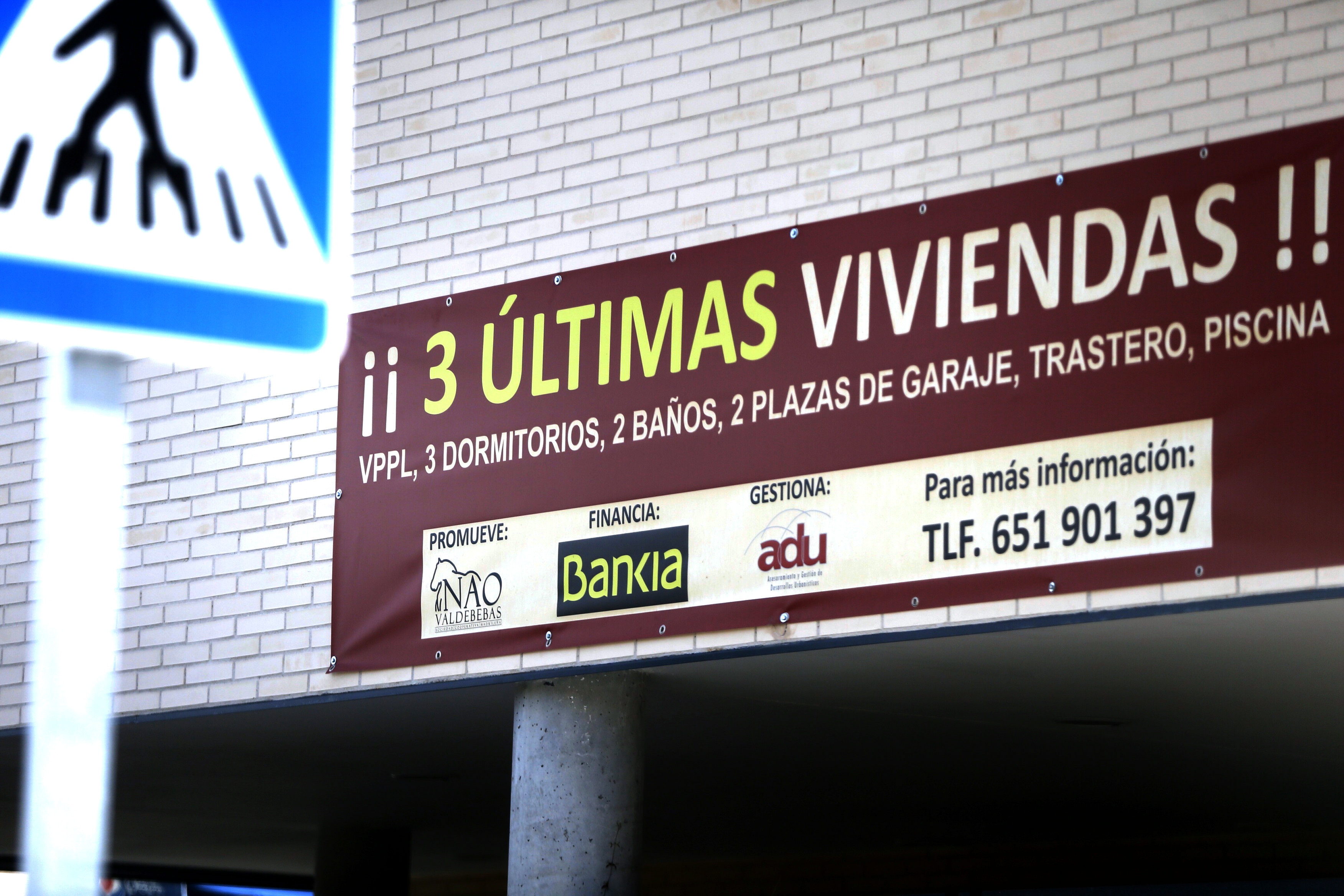 cartel venta de viviendas