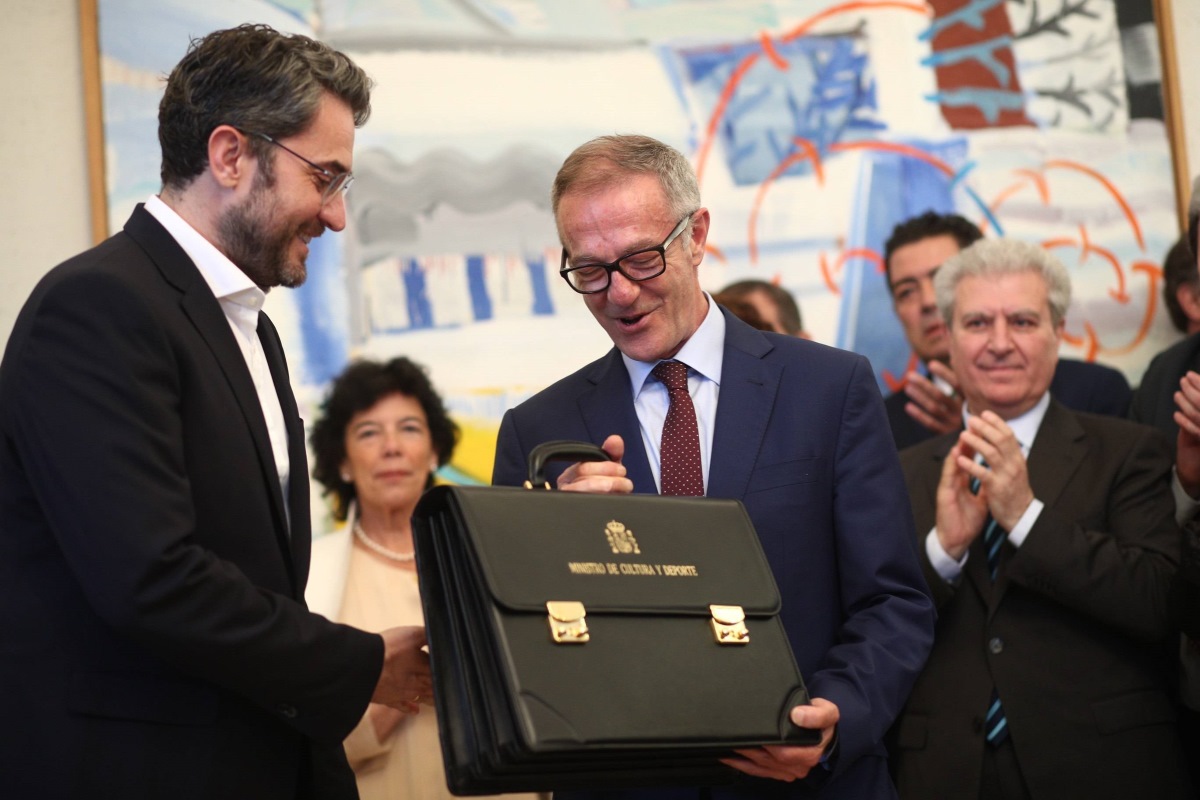 José Guirao recibe la cartera de Cultura y Deportes de Màxim Huerta.