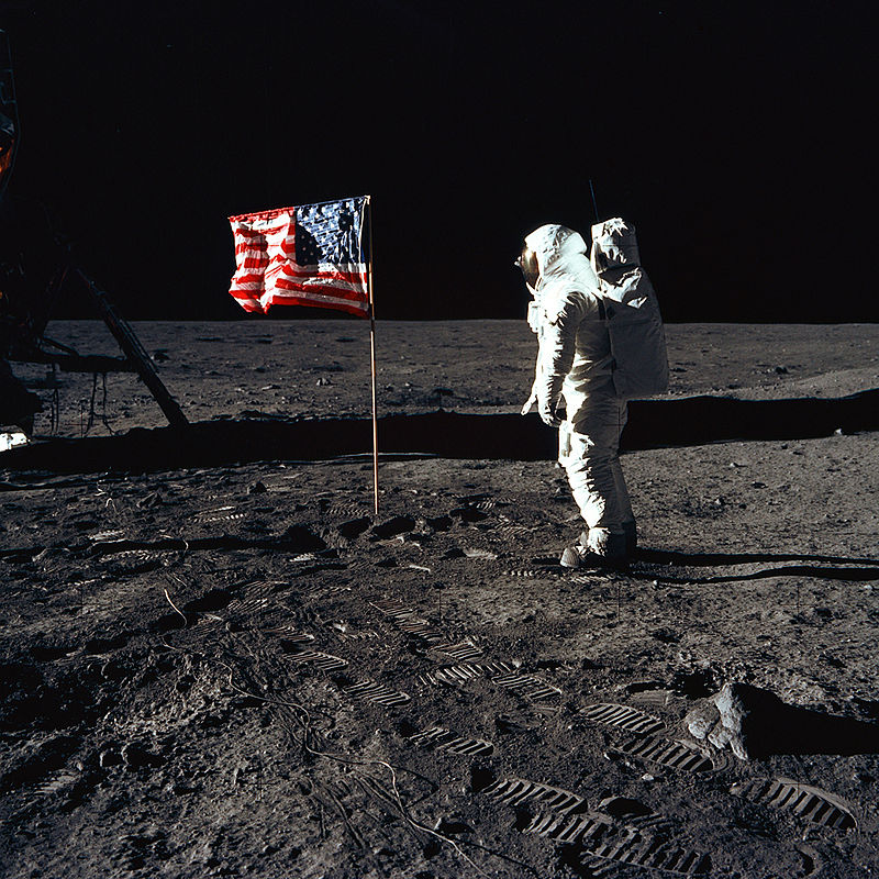 Buzz Aldrin en la Luna. Foto: NASA/Apollo 11