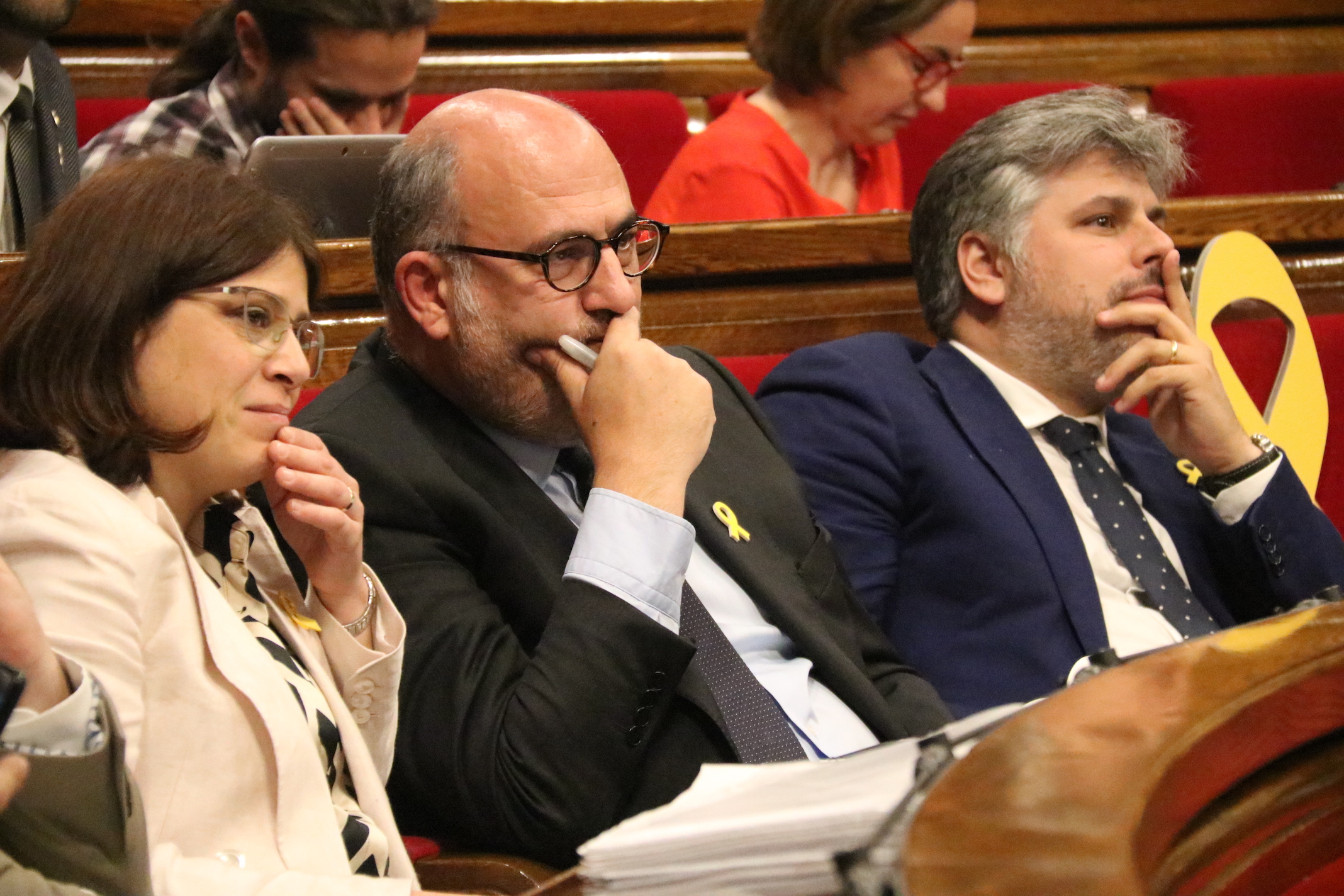 Gemma Geis, Eduard Pujol y Albert Batet son la dirección del grupo parlamentario de JxCat.