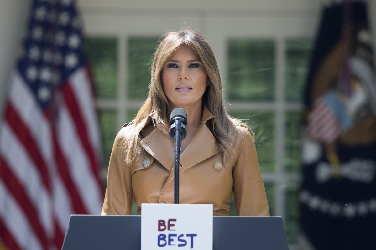 La primera dama, Melania Trump