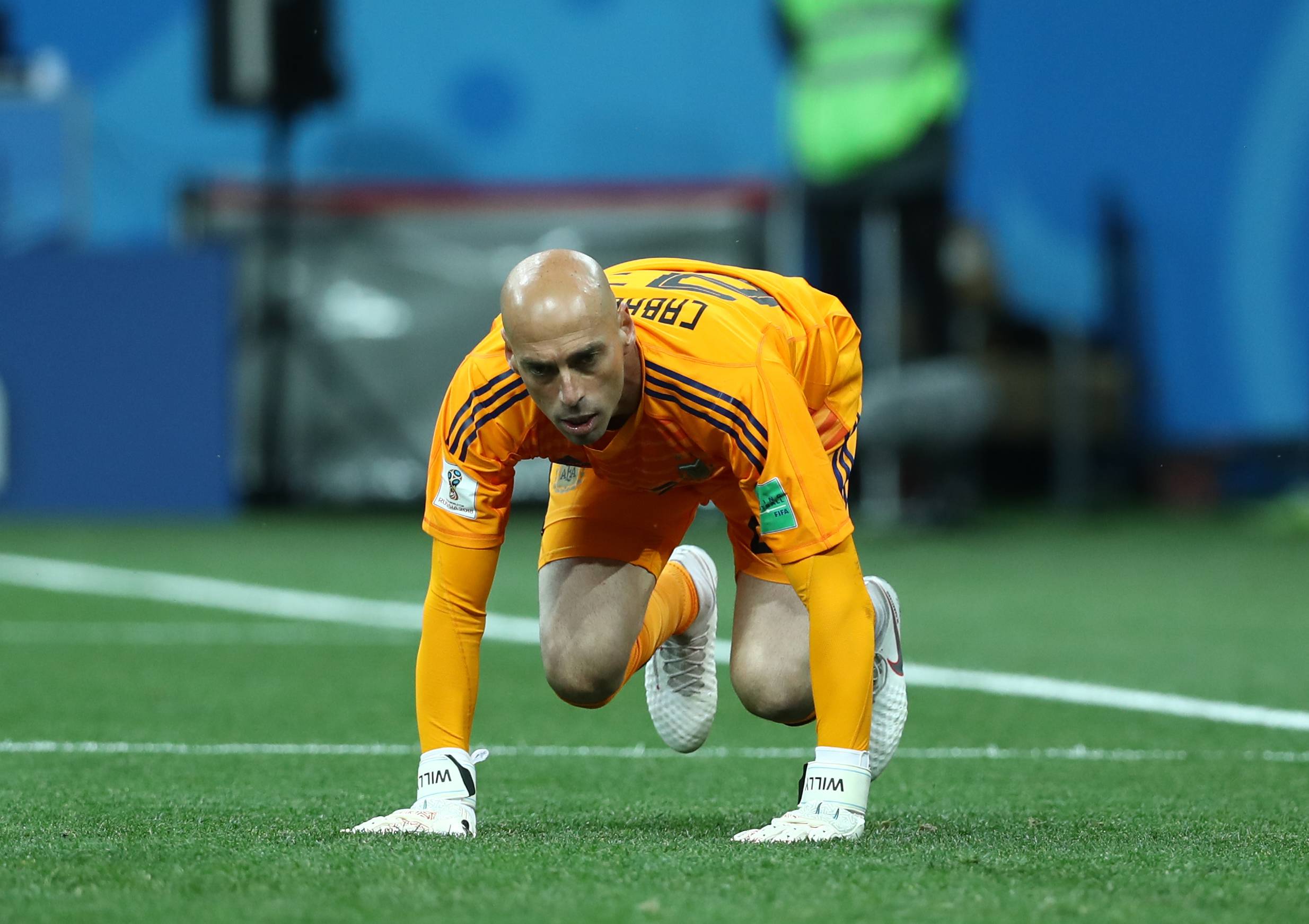 El portero argentino Willy Caballero.