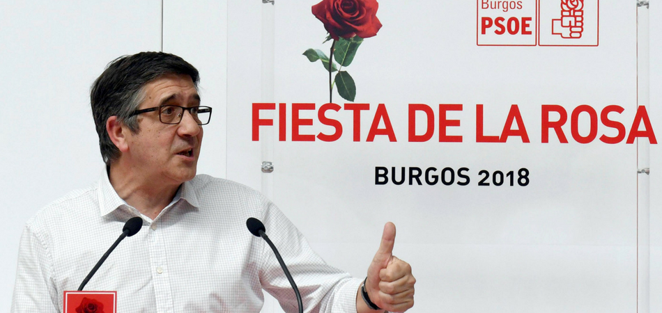 El secretario de Política Federal del PSOE, Patxi López, ha participado en la celebración del Día de la Rosa de los socialistas burgaleses