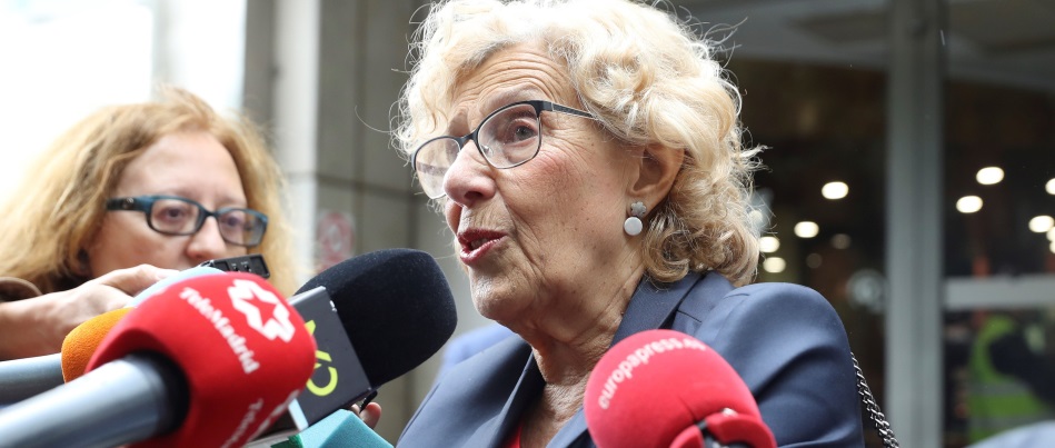 La alcaldesa de Madrid, Manuela Carmena