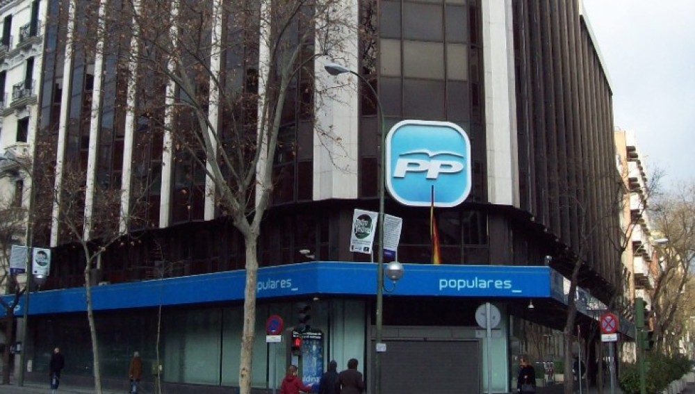 La sede del PP en Madrid