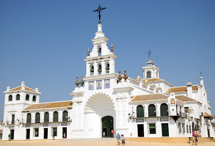 La ermita de la aldea de El Rocío.