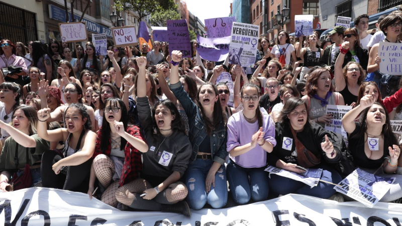 Manifestación contra la sentencia de 'La Manada'